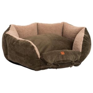 Hundebetten | Dog RONNY – Cord Double Face Khaki Accessoires Dog