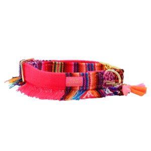 Hundehalsbänder | Dog Halsband LaaBoheme Neon Watermelon Fringe Hundehalsbänder Dog