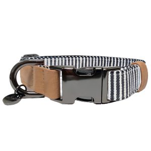 Hundehalsbänder | Dog Halsband NEPTUNE Navy Blue Hundehalsbänder Dog