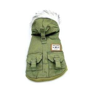 Jacken | Dog Wintermantel ARMY khaki Bekleidung Dog