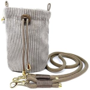 Leckerlibeutel | Dog Leckerlibeutel CORD HELLGRAU Accessoires Dog