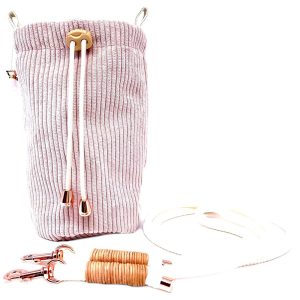 Leckerlibeutel | Dog Leckerlibeutel CORD ROSA SAHNE Accessoires Dog