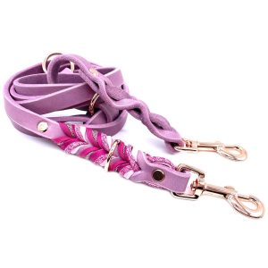 Lederaccessoires | Dog Lederleine LILA Hundeleinen Dog