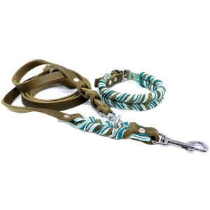 Lederaccessoires | Dog Set MORI Lederaccessoires Dog