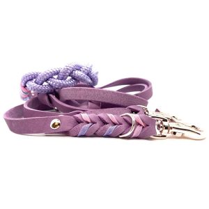 Set | Dog Set LILAC BRAIDED Set Dog