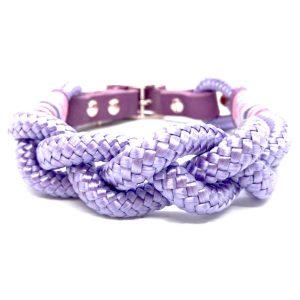 Tauleinen und Halsbänder | Dog Halsband LILAC BRAIDED Tauleinen und Halsbänder Dog