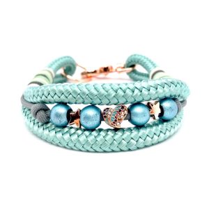 Tauleinen und Halsbänder | Dog Halsband LITTLE DREAM blue Tauleinen und Halsbänder Dog