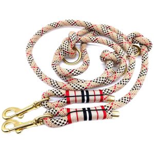 Tauleinen und Halsbänder | Dog Leine TRICOLOR DELUXE Hundeleinen Dog