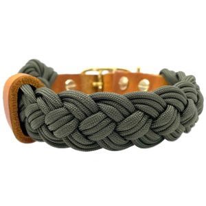 Hundehalsbänder | Dog Halsband KHAKI Hundehalsbänder Dog